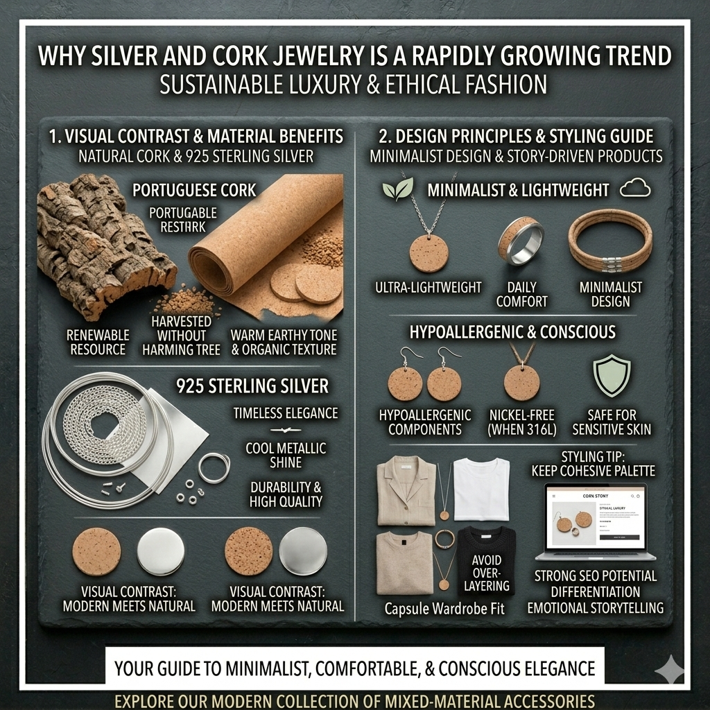 Silver and Cork Jewelry: Why This Sustainable Luxury Trend Is Growing Rapidly