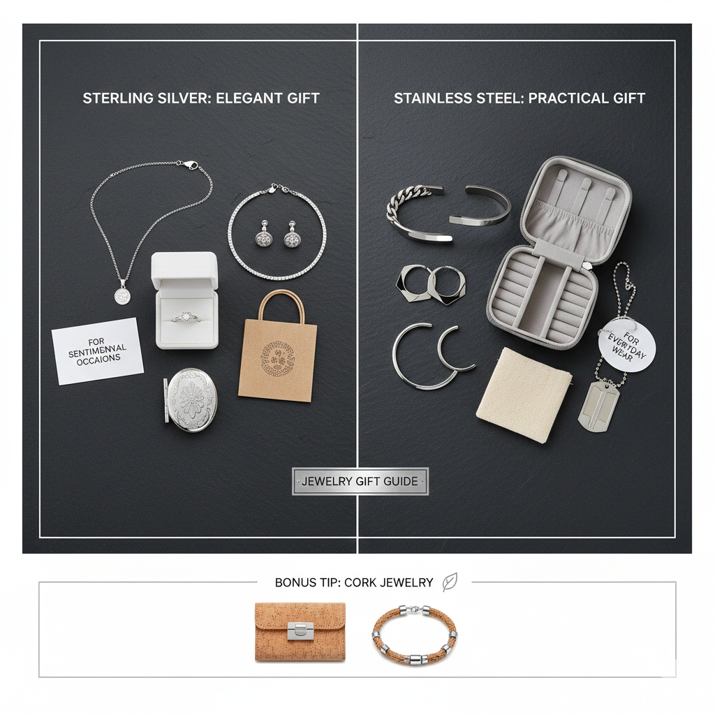Gifting Jewelry: Should You Choose Sterling Silver or Stainless Steel? A Smart Buying Guide