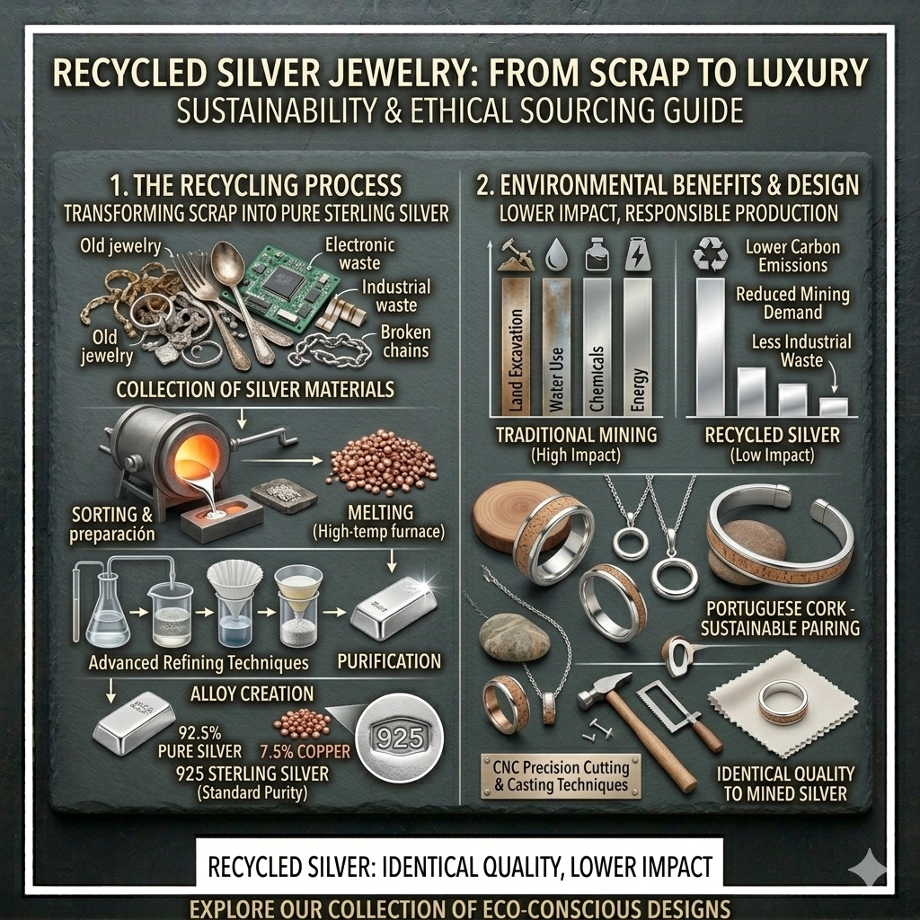 Recycled Silver Jewelry: What It Is, How It’s Made, and Why It Matters
