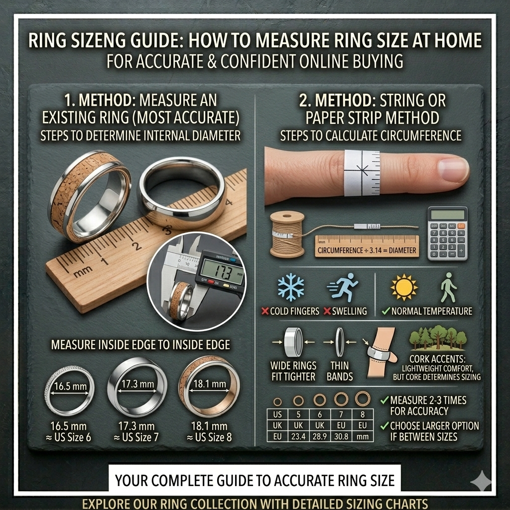 Ring Size Guide: How to Measure Ring Size at Home Before Buying Online