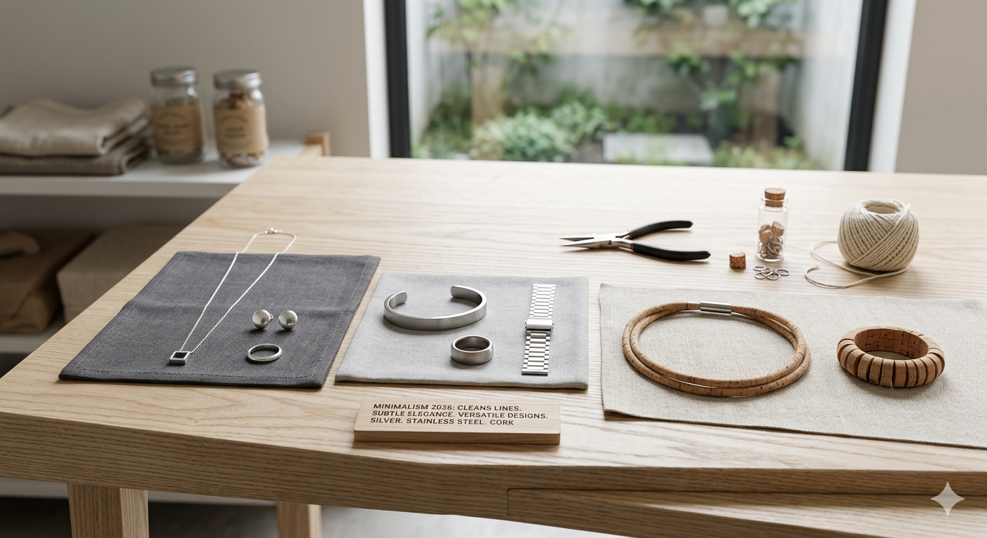 Minimalist Jewelry Trends 2026: How to Style Silver, Stainless Steel, and Natural Materials