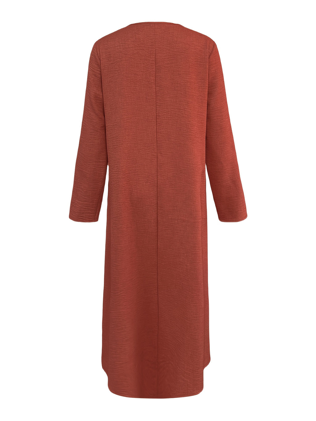 Linen V Neck Dress Women | Spring Autumn Long Sleeve Casual Vacation Dress Elegant A-Line