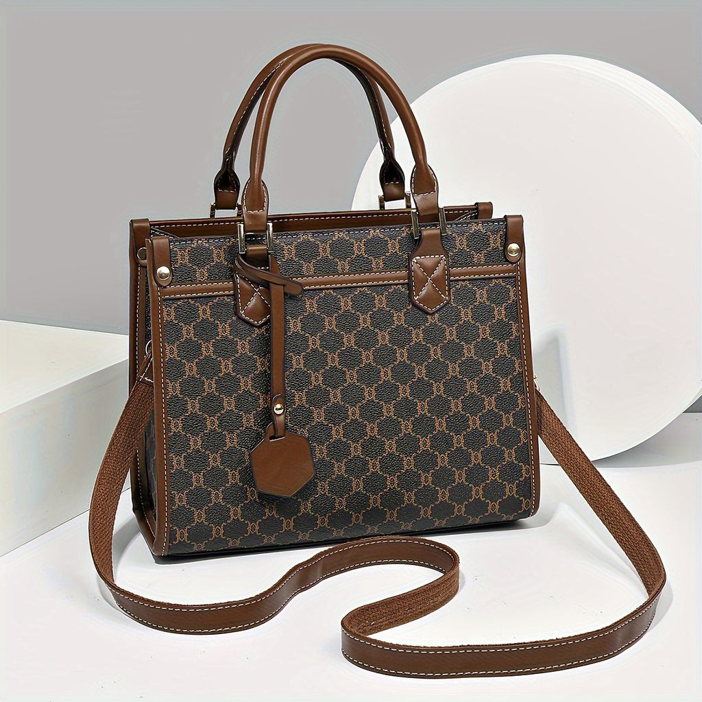 *Women Tote Bag Set 3pcs | Large Capacity Handbag with Clutch and Card Holder Elegant PU Bag