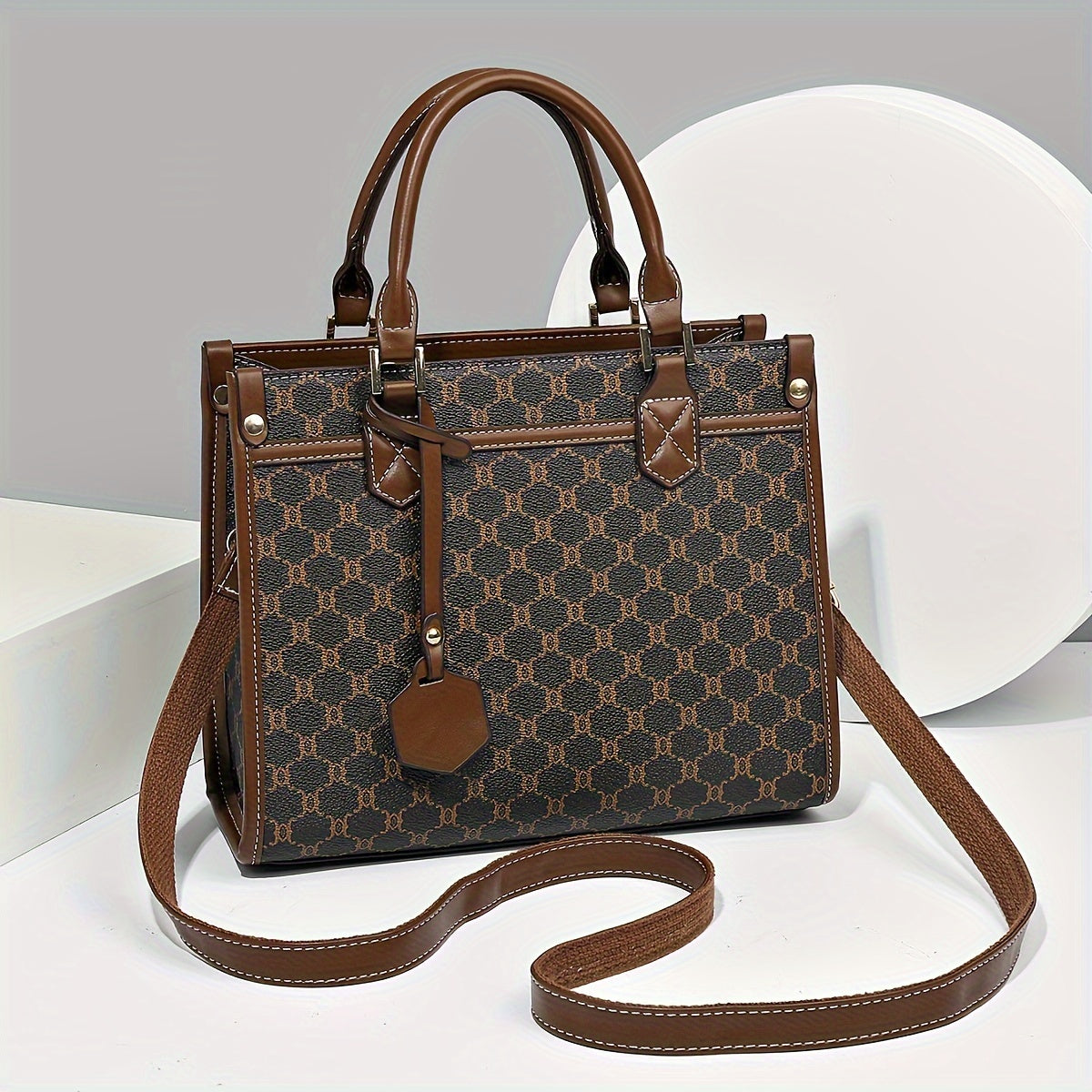 *Women Tote Bag Set 3pcs | Large Capacity Handbag with Clutch and Card Holder Elegant PU Bag