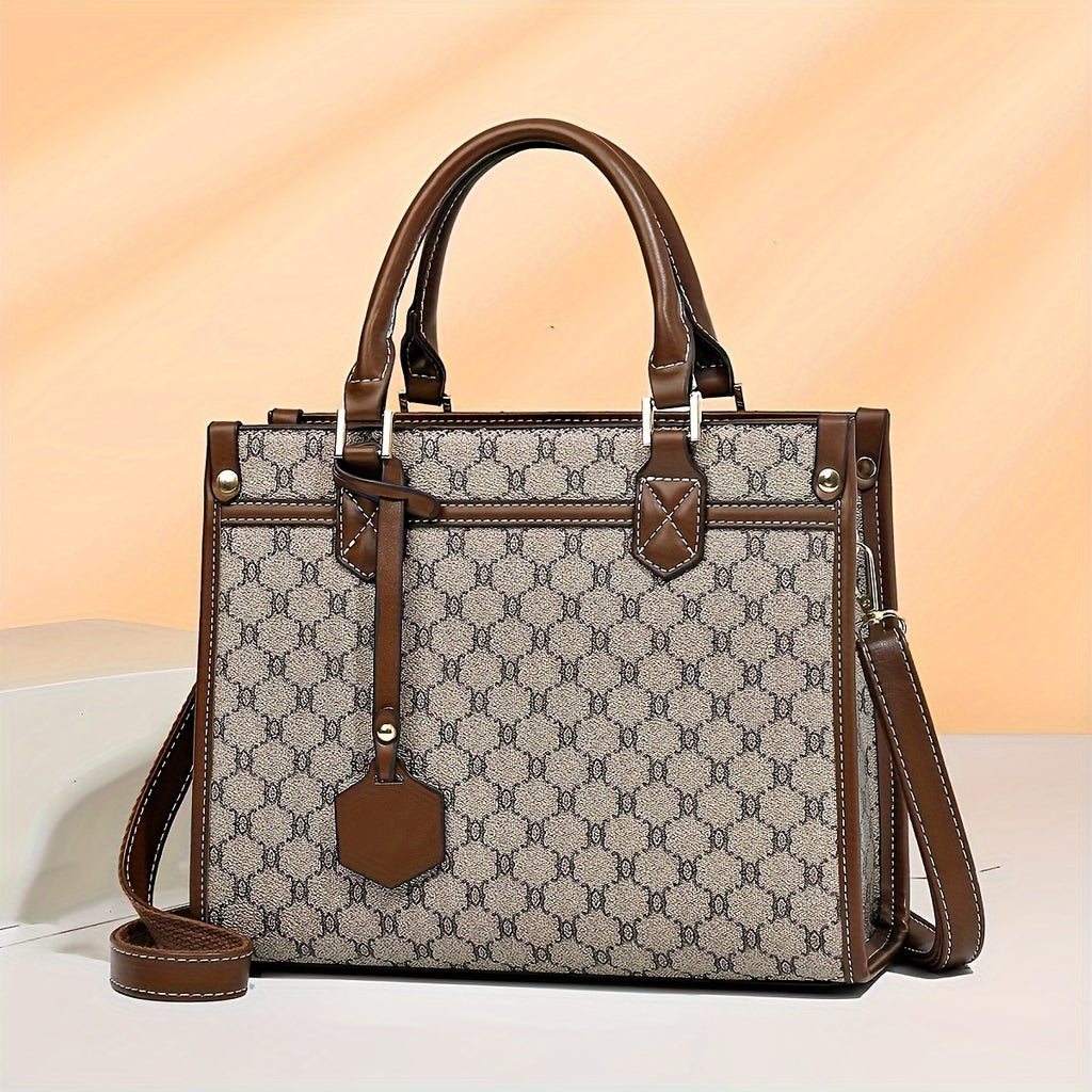 *Women Tote Bag Set 3pcs | Large Capacity Handbag with Clutch and Card Holder Elegant PU Bag