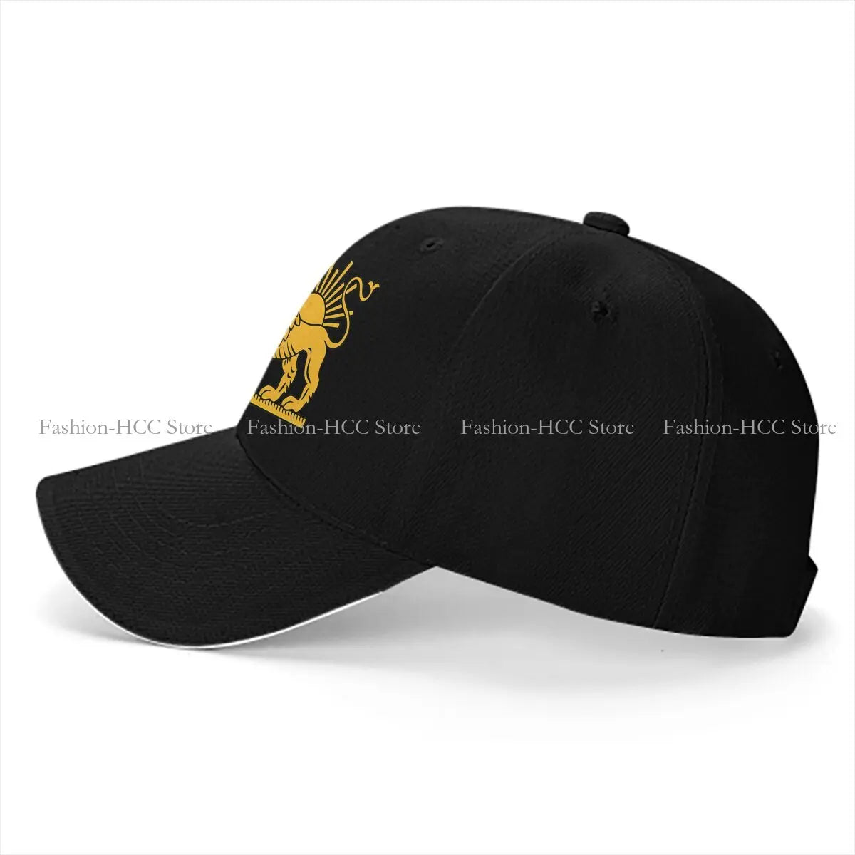 Iranian Lion & Sun Cap – Persia National Symbol Hip Hop Sun Visor Hat (Unisex, Adjustable)