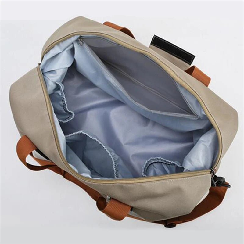 Large Capacity Travel Duffle Bag with Dry-Wet Separation – Waterproof Oxford Sports; Gym Travel Bag for Men and Women